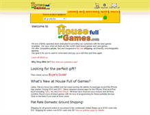 Tablet Screenshot of housefullofgames.com